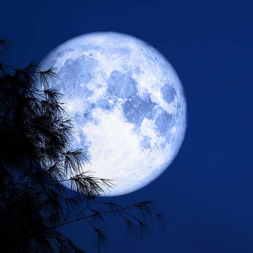 blue moon 2023 supermoon